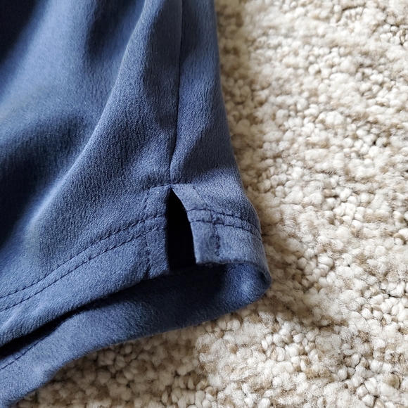 ✅ NWT 100% Washable Silk Pajama Shorts, Indigo (M) - Picture 16 of 16